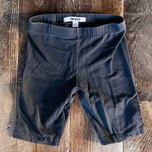 DKNY Girls Black Bike Shorts – Size 4